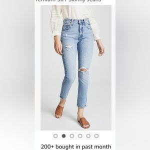 Levi's 501 skinny jeans